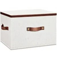 Diwzbyn Aufbewahrungsbox Faltbare Aufbewahrungsbox mit Deckel, aufbewahrungskoffer mit Reißverschluss