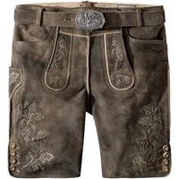 Stockerpoint Trachtenlederhose Bastian Herren (1-tlg) Trachtenlederhose, Trachtenhose, Bayerische Lederhose, Oktoberfest