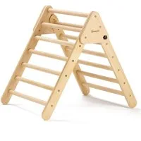 BabyGo Klettergerüst Kletterdreieck Klettergerüst Montessori Woodland Holz – für Kinder, babyGO Montessori Kletterdreieck ist mehr als nur ein Spielgerät