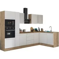 KOCHSTATION Winkelküche Florida, Stellbreite 310x175 cm, wahlweise mit E-Geräten, mit Softclose für Türen und Schubkästen