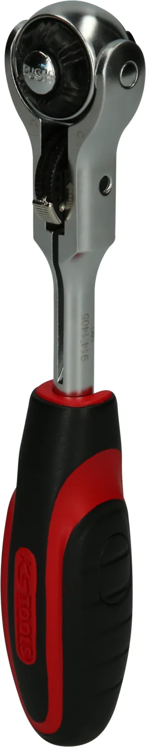KS Tools 1/4" MODIFIX Mini-T-Griff-Schwenkkopf-Knarre, 72 Zahn - 914.1405