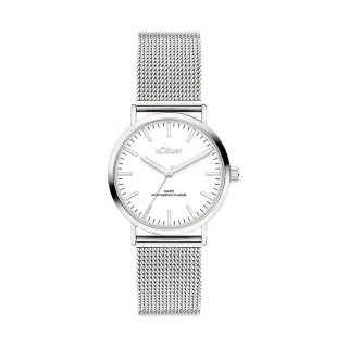 s.Oliver Damenuhr Classic Mesh Small SO-4545-MQ