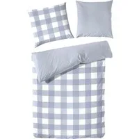 Primera Bettwäsche Basic Perkal, Perkal, 2 teilig, im modernen Karodesign
