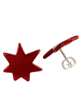 DeMarie Ohrstecker Stern eloxiertes Aluminium