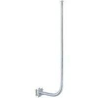 PremiumX SAT-Halterung 30cm Wandhalter 120cm Mast Ø 38mm mit Schellen Stahl Wand Halterung