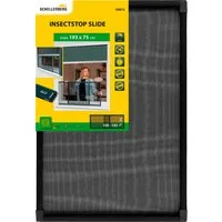 SCHELLENBERG Insektenschutz-Fensterrahmen ausziehbares Fliegengitter Schiebefenster mit Rahmen, 50 x 75 - 142 cm oder 75 x 100 -193 cm, weiß und anthrazit