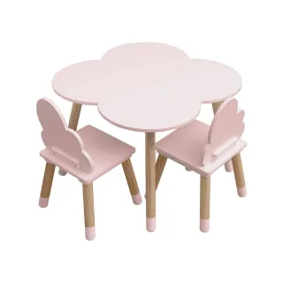Mobili Rebecca Kindertisch,, Pink, Holzwerkstoff, 60x44x60 cm, Kinderzimmer & Jugendzimmer, Kindermöbel, Kindersitzmöbel & Kindertische, Kindersitzgruppen