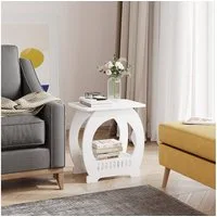 NAIMP Beistelltisch Nachttisch, kleiner Couchtisch, Sofatisch für Wohnzimmer