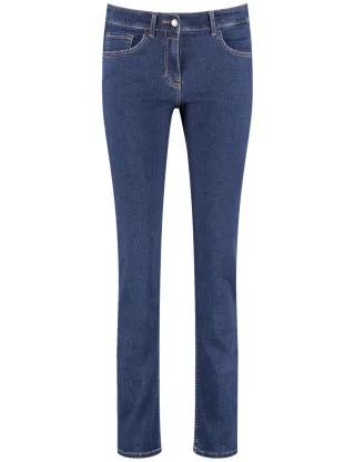 GERRY WEBER Edition - 5-Pocket Jeans Slim Fit blau - Gr. - 48/R