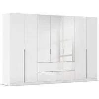 OTTO home Drehtürenschrank Kleiderschrank Schrank Garderobe AGORDO mit Dekor- oder Hochglanzfront (in zwei Griff-Farben, Breiten 91-360 cm) mit Außenschubkästen, in 7 Breiten und 2 Höhen MADE IN GERMANY