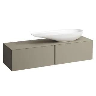 LAUFEN Waschtischunterschrank und Waschtischplatte ALESSI 500x1600x370 H4303430972701