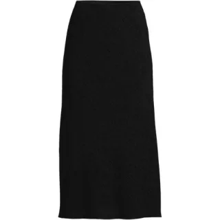 Crinkle-Schlupfrock im Schrägschnitt für Damen, Damen, size: regular, Braun, Lyocell (Viskose)/Polyester-Mischung, by Lands' End