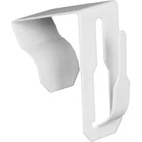 dekondo Fensterhaken aus Metall, Dekohaken, Fensterklipp, Klemmträger Gardinenhaken, zur Aufhängung von Fensterdekorationen, Fensterbildern, Lichterketten uvm. oder Vitragestangen, (10-St), Klemmbereich bis 25 mm (wählen Sie beim Kauf die richtige Gr