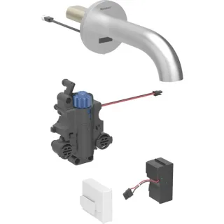 Geberit Piave Waschtisch-Armatur, Wandmontage, Netzbetrieb 116287SN1