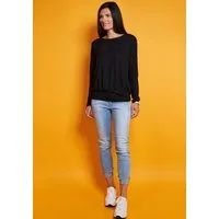 Seidel Moden Langarmshirt mit breitem, elastischen Bund - MADE IN GERMANY