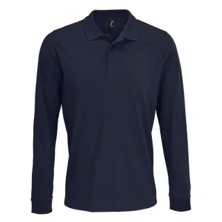 SOLS - Poloshirt für Herren/Damen Unisex Langärmlig (Dunkelblau)