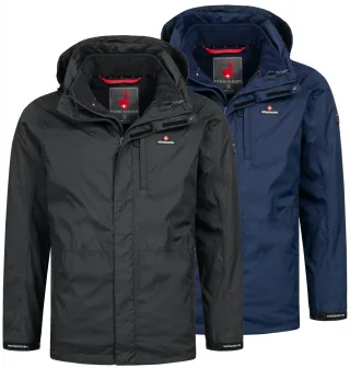 Höhenhorn Arcalod Herren 3in1 Winterjacke Jacke Doppeljacke Wasserdicht XL Schwarz Pro