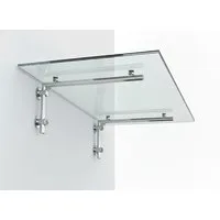 Glaszentrum Hagen Vordach Glaszentrum Hagen 200x90 cm Glasvordach Klar V2A-L
