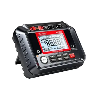 KUAIQU KM502C Insulation Resistance Tester 1000V Output Voltage 20GΩ Range Digital Megohmmeter High Voltage Testing Auto