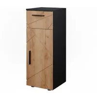Vicco Midischrank Irma, Anthrazit/Eiche, 30 x 81 cm (1-St)