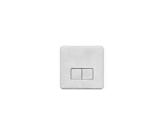 XS Betätigungsplatte 2-Mengen-Spülung quadratisch, 007-0010 007-0010
