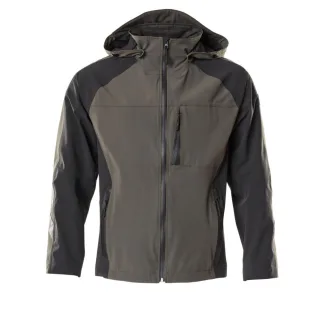 MASCOT Hard Shell Jacke UNIQUE Dunkelanthrazit / Schwarz XL - 18601-411-1809-XL