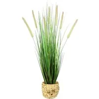 Kunstpflanze Gras Fuchsschwanzgras, I.GE.A., Höhe 90 cm
