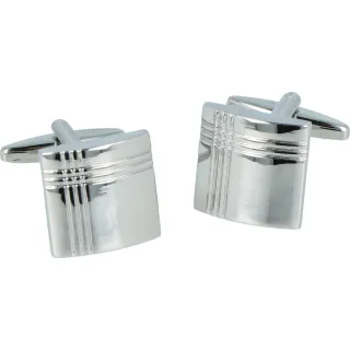 Willen - Manschettenknöpfe,Manschettenknöpfe Silber, Manschettenknöpfe Hochzeit,Manschettenknöpfe Anzug,Ma... silber - Gr. - OS