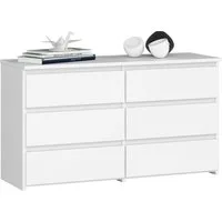 Raumhirsch Furniture Kommode Elegantes Sideboard mit 6 Schubladen - Viel Stauraum - Kommode, (viele Farbvarianten - Maße: 100 x 57 x 35 cm) - Hochwertig & stabil