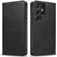 Tec-Expert Handyhülle Tasche Hülle für Samsung Galaxy S23 Ultra 6.8 Zoll, 6.8", Cover Klapphülle Case mit Kartenfach Fliphülle aufstellbar