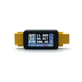 XT60 30A 5-34V Bidirectional Ammeter Power Meter Voltage Current Monitor Real-Time Temperature Humidity Sensor RC Batter