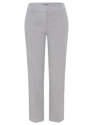 Olsen - Trousers Casual Cropped pearl grey - Gr. - 40