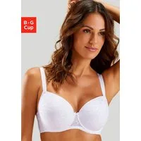 LASCANA Schalen-BH Chiara mit graphischem Netz-Muster, Dessous – ideal für große Größen