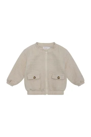Leevje Musselin Jacke 'oh hey vacay' - 74/80