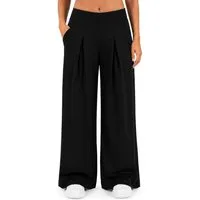 Smilodox Jogginghose Vanea Sweatpants Damen, Loose Fit, Wide Leg, Gym & Freizeit Slip-On, elastisch, weiches Strickmaterial, Bewegungsfreiheit