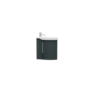 Burgbad Mineralguss-WT inkl. WTU Sinea 3.0 Graphit Softmatt/Alpinweiss, SHFH052RF6809C0001 SHFH052RF6809C0001