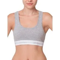 celodoro Bustier Bustier mit Webgummi-Bund - Sport Bra Top mit Markenlogo