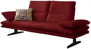 W.SCHILLIG 2,5-Sitzer "broadway, Designsofa mit tollem Sitzkomfort" Sitztiefenverstellung, Kopfteil- & Seitenteilverstellung, Breite 216cm