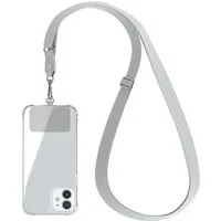 EAZY CASE Handykette Universal Handykette mit Breitband, Handykette für Xiaomi Huawei Samsung iPhone etc. für alle Modelle Grau