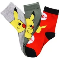 POKÉMON Socken 3er Pack Pikatchu Kindersocken Pokémon