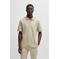 BOSS ORANGE Poloshirt Pe Interlock aus Baumwoll-Piqué mit Logo-Print Regular