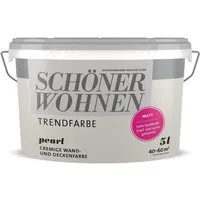 SCHÖNER WOHNEN FARBE Wandfarbe Schöner Wohnen Trend Wandfarbe matt 5,0 Ltr. Pearl