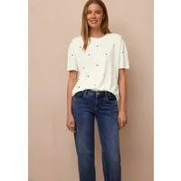 STREET ONE STUDIO Rundhalsshirt Jersey