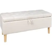 riess-ambiente Truhenbank CASTLE beige, mit Stauraum