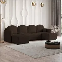 Masseno Ecksofa NUBERO mit Schlaffunktion U-Form, Sofa mit Bettkasten