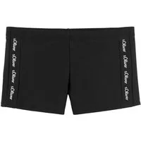 s.Oliver Boxer-Badehose mit Markenschriftzügen