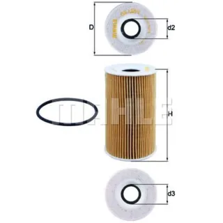 Mahle ?lfilter Porsche 911 918 Boxster Carrera Cayenne Cayman