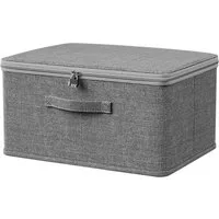 FELIXLEO Auflagenbox Abschließbare Box mit faltbare Reißverschluss, Griff,30x20x14cm (1 St)