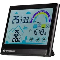BRESSER Raumluft-Qualitätssensor BRESSER VentAir Thermo-Hygrometer mit Touchscreenfunktion und Lüftung…