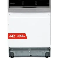Telefunken teilintegrierbarer Geschirrspüler GET6014AI, 9 l, 14 Maßgedecke, Einbau Spülmaschine teilintegriert 60 cm, 14 Gedecke, AquaStop, EEK A